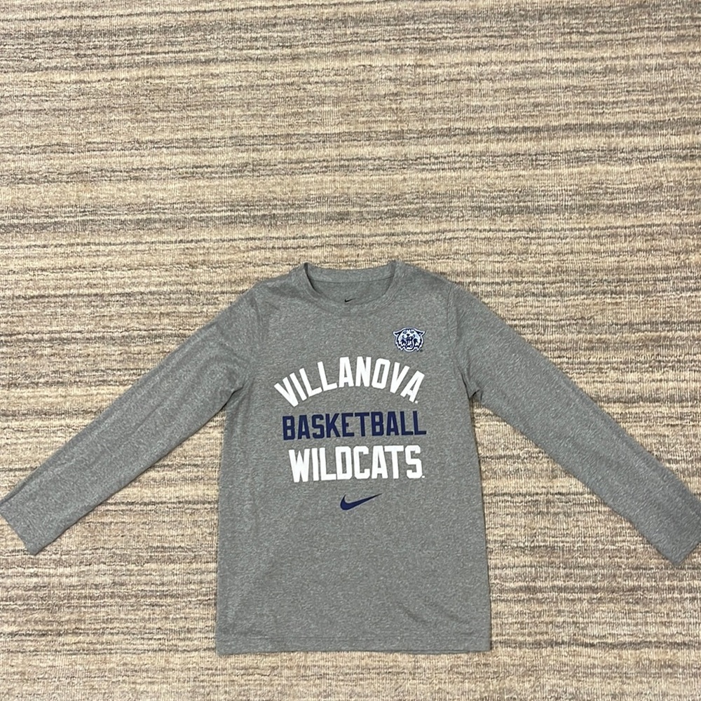 Nike Official Villanova Basketball Gear Youth Medium Charcoal